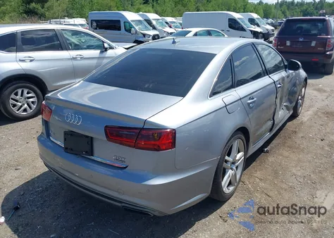 2016 Audi A6 2.0T Premium Plus z USA, uszkodzony, nr VIN WAUGFAFCXGN080910